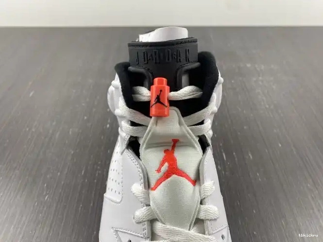 Reps TBkick (2014) Retro 384664-123 Infrared 6 White Jordan 0505